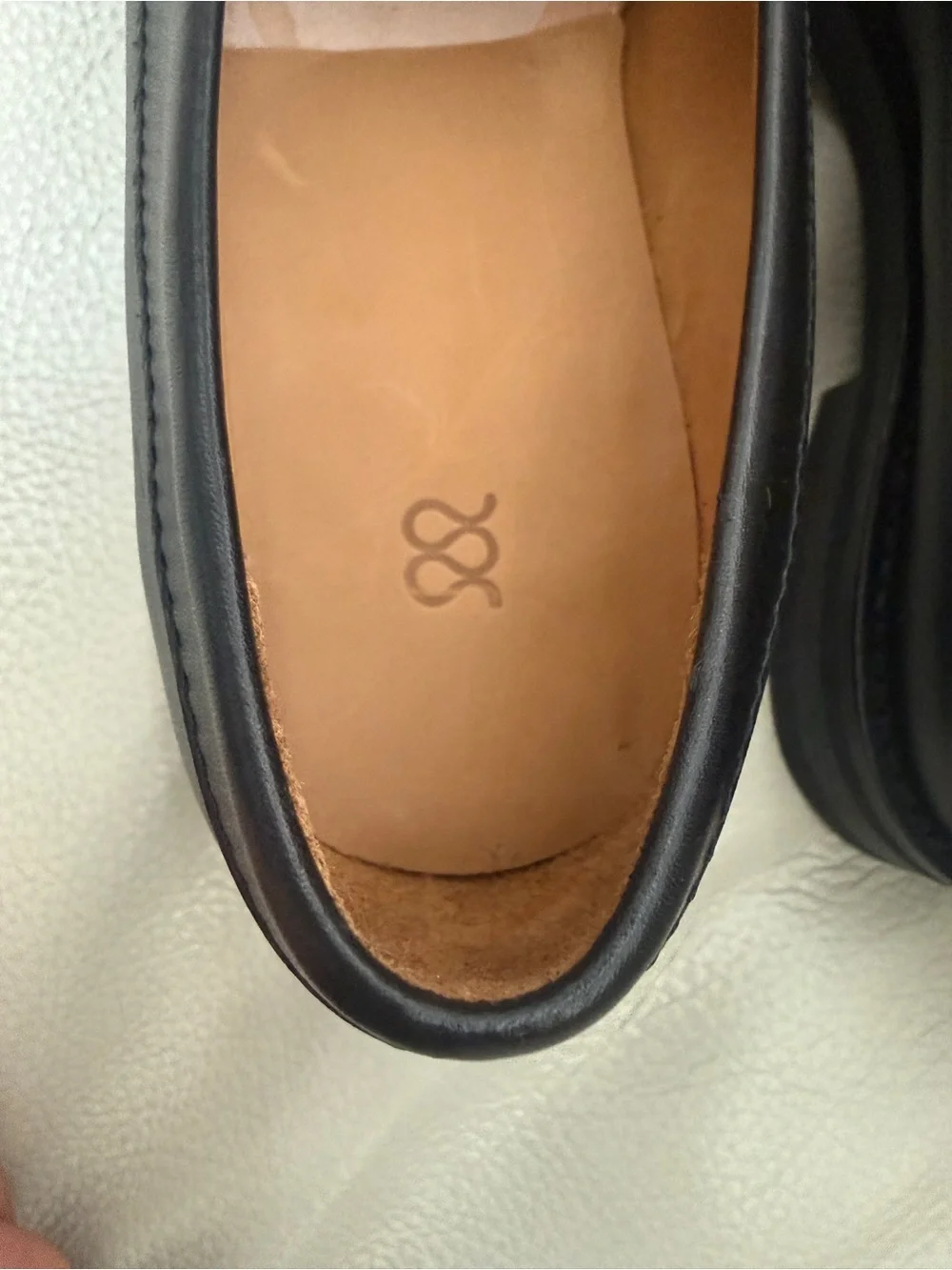 MORJAS The Ivy loafer  Black Sz 8.5 Moccasin Rubber Sole $420 Slipper